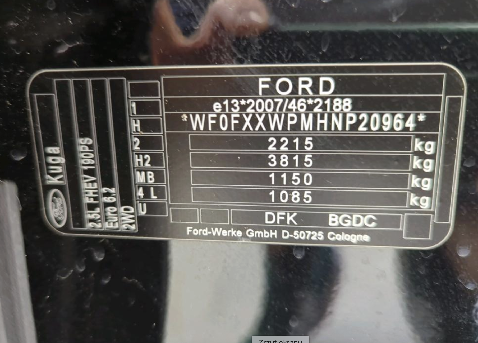 Ford KUGA 2022 - zdjęcie 11